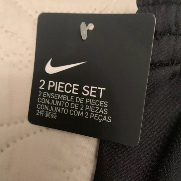 Nike Dri-Fit Therma 2-piece Baby Sweat Pants And Zip Hoodie Green And Black 24M - Picture 9 of 12